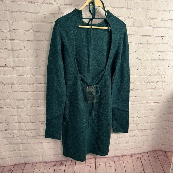 Atoir Revolve Miaa Emerald Mini Mohair Wool Blend Dress New size US 8 UK 10 - Picture 8 of 11